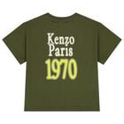 Boys Green Logo T-Shirt, 1, hi-res