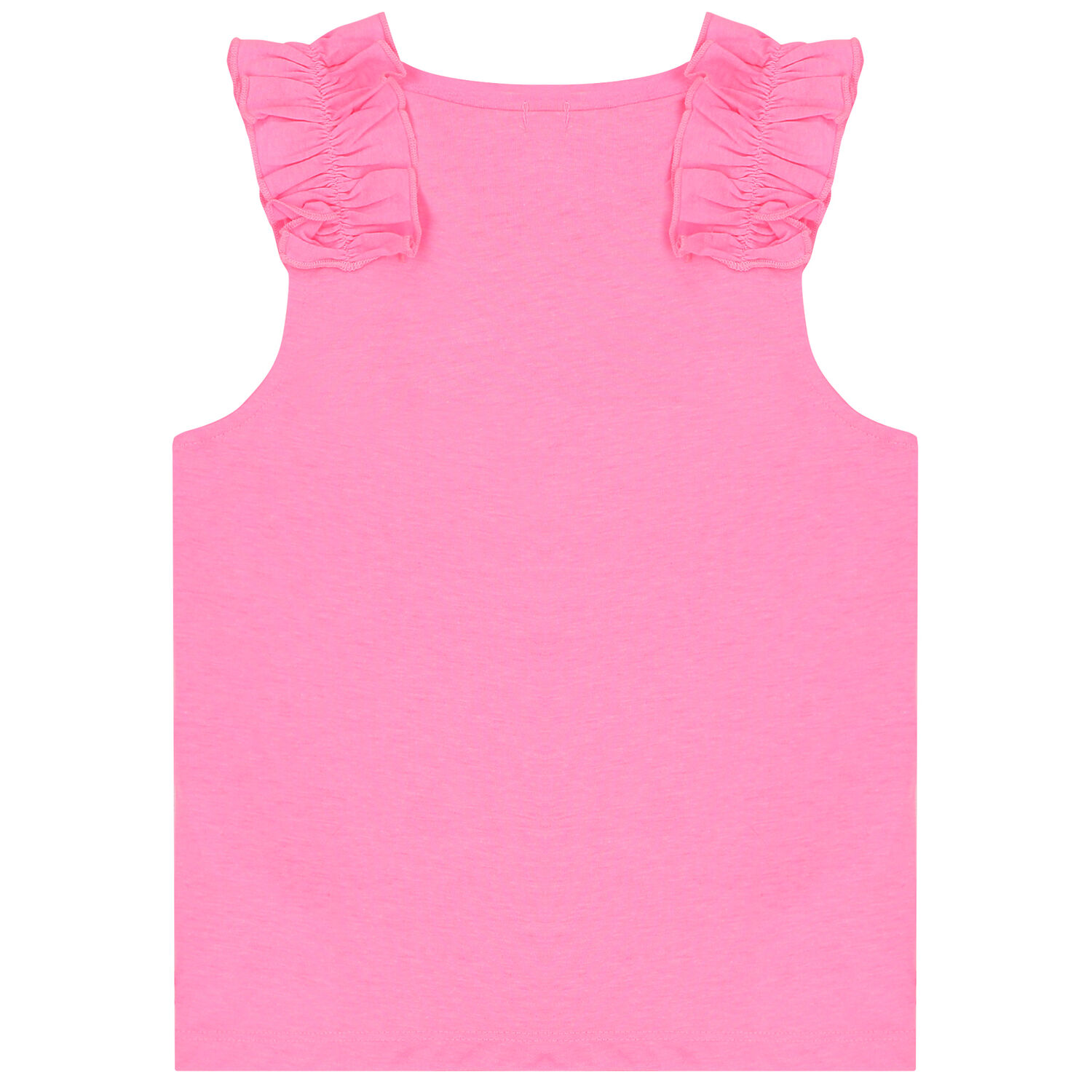 Girls Pink Ruffled Top, 1, hi-res