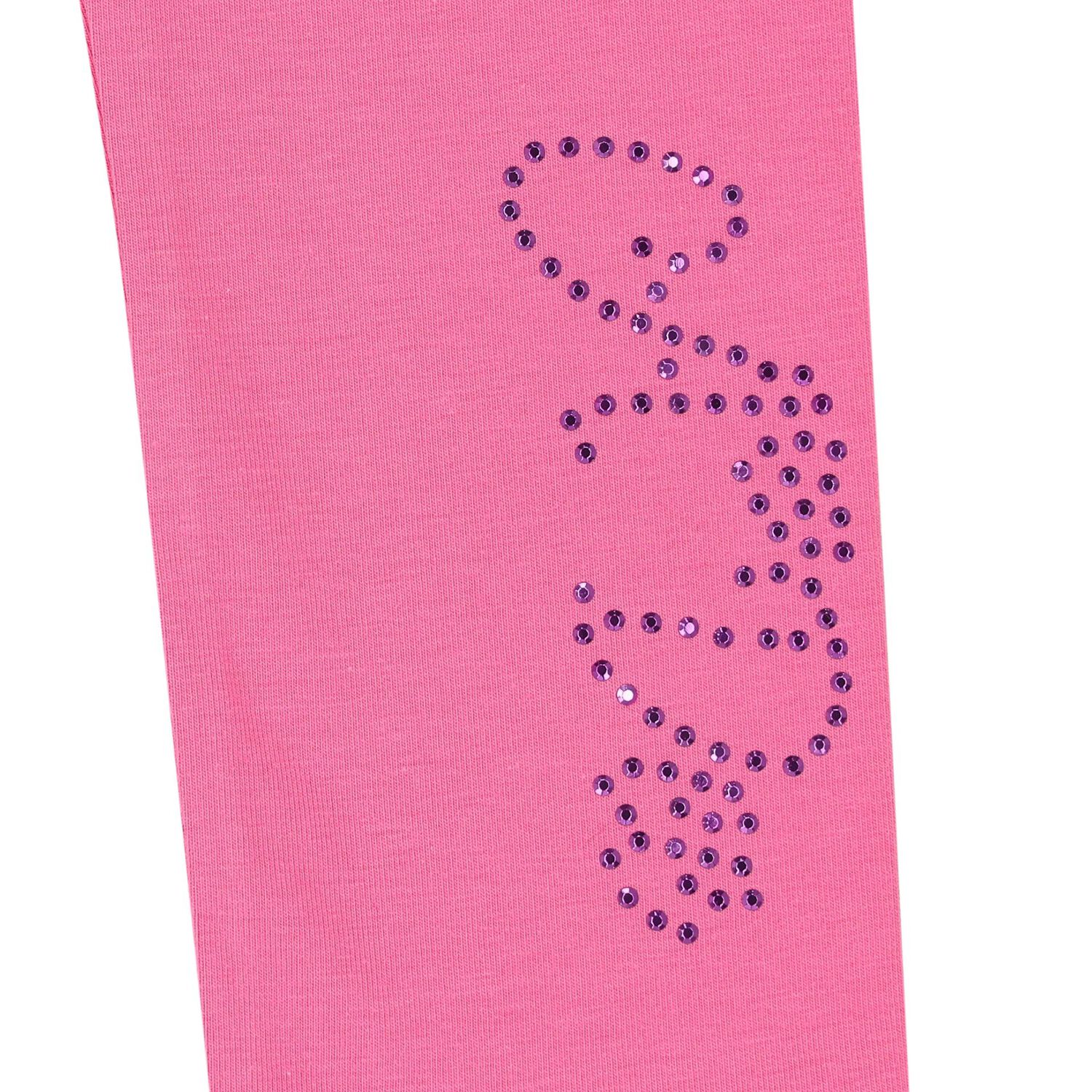 Girls White & Pink Hooded Leggings Set, 1, hi-res image number null