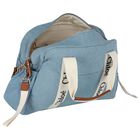 Denim Blue Logo Baby Changing Bag, 1, hi-res