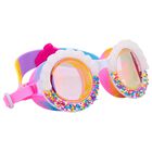 Girls Pink Sprinkle Swimming Goggles, 1, hi-res