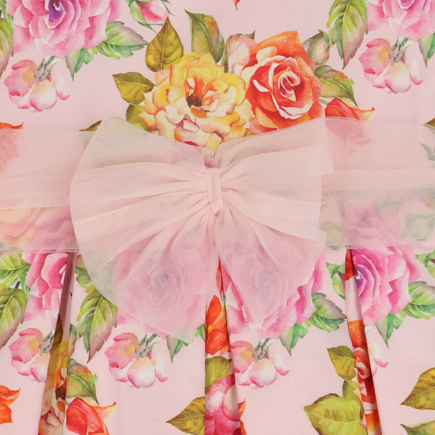 Girls Pink Floral Dress, 1, hi-res image number null