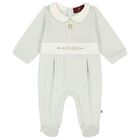 Baby Boys Blue Logo Babygrow, 2, hi-res