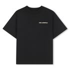 Boys Black Ikonik Logo T-Shirt, 1, hi-res