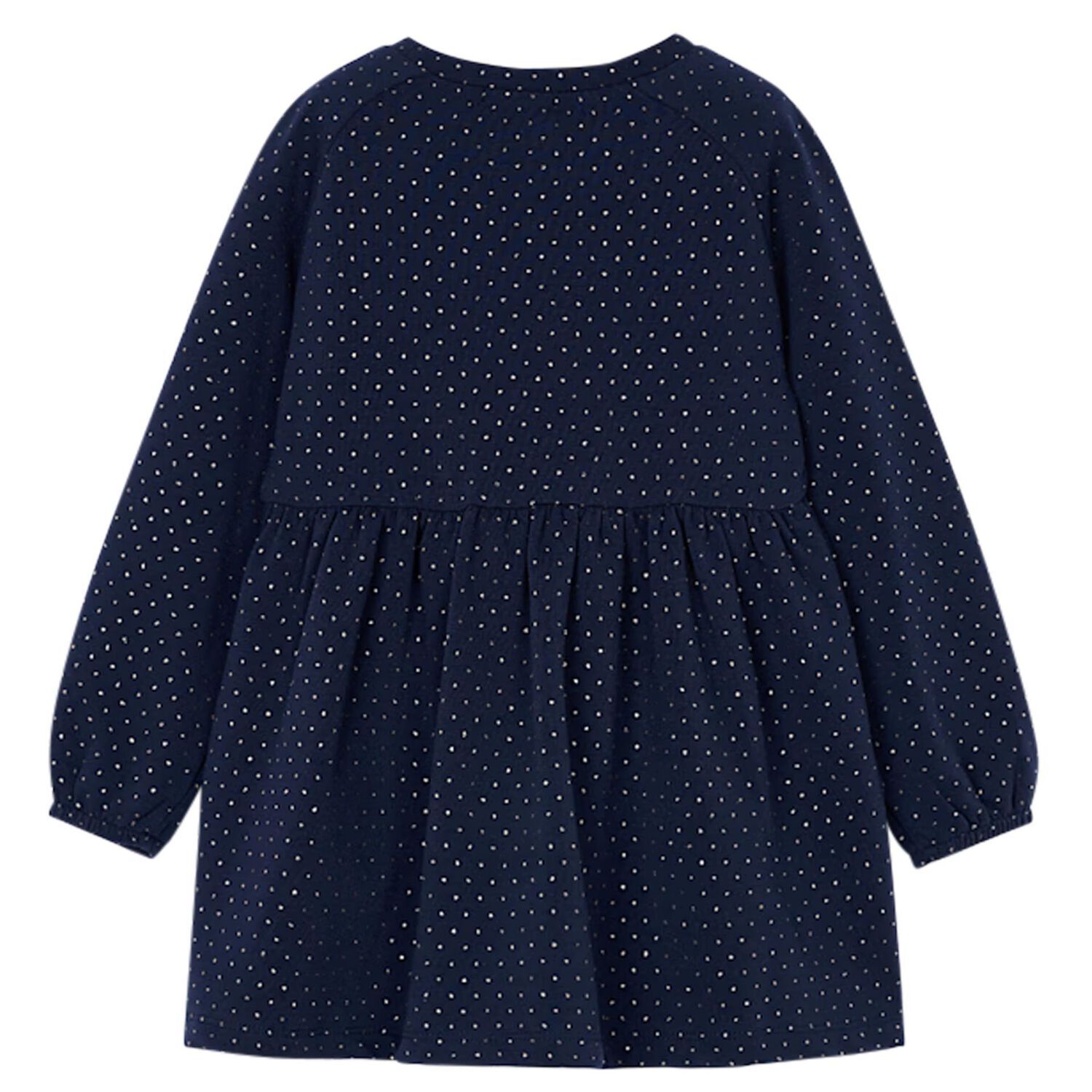 Girls Navy Blue Flower Dress Set, 2, hi-res image number null