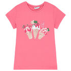 Girls Pink Ice Cream T-Shirt, 2, hi-res
