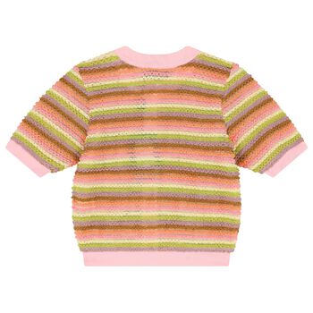Girls Multi-Coloured Crochet Top