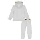 Boys Grey Logo Tracksuit, 3, hi-res