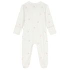 Baby Girls White & Pink Babygrows ( 4 Pack ), 2, hi-res