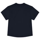 Boys Navy Blue Logo T-Shirt, 1, hi-res