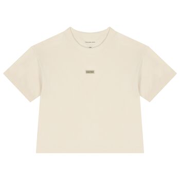 Girls Ivory Logo T-Shirt