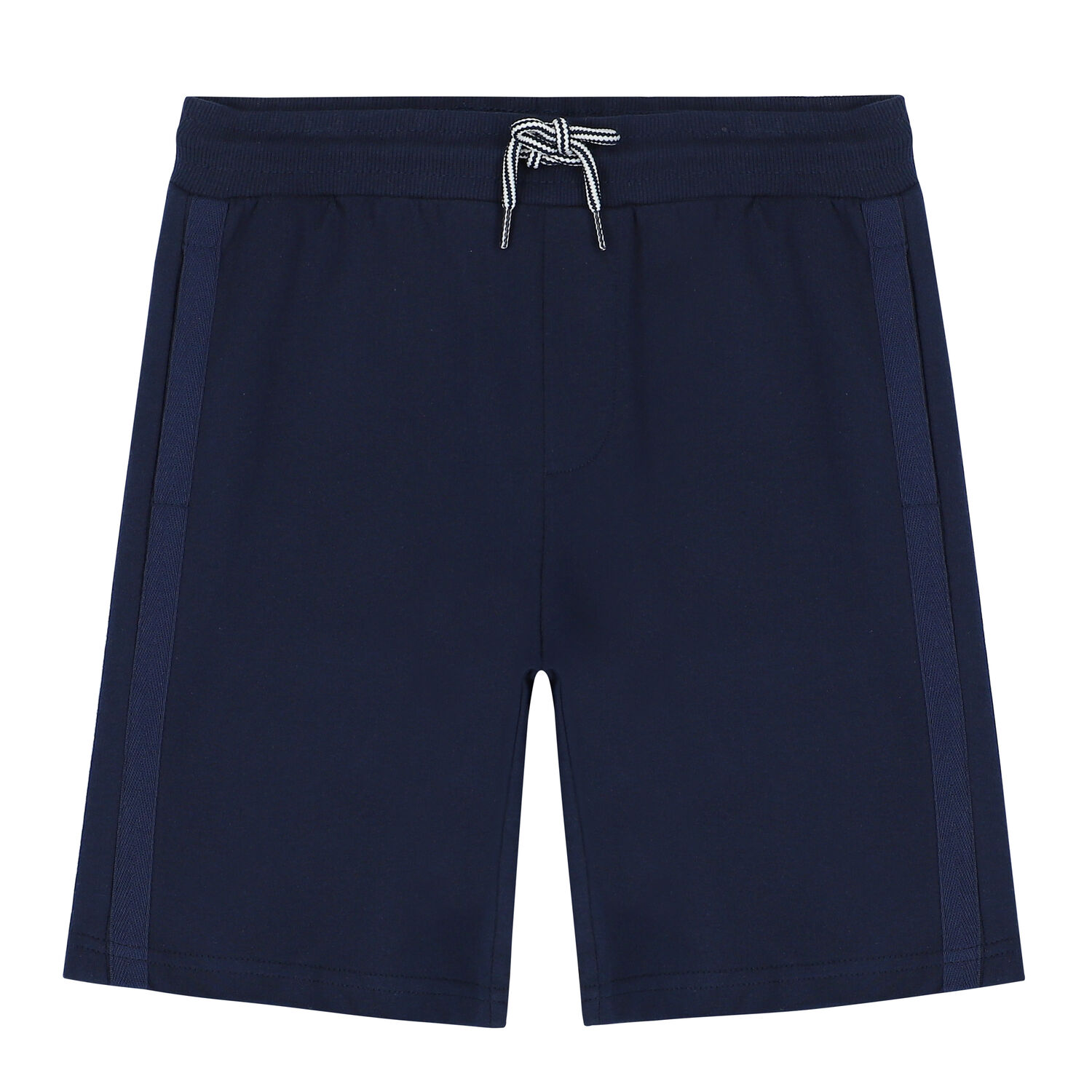 Boys Ivory & Navy Crocodile Shorts Set, 1, hi-res