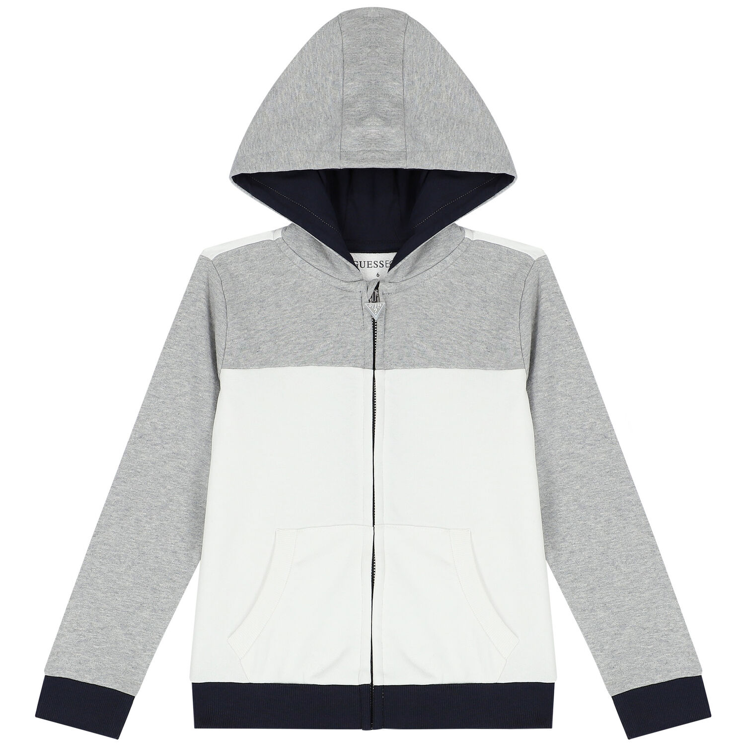 Boys White & Grey Logo Tracksuit, 1, hi-res