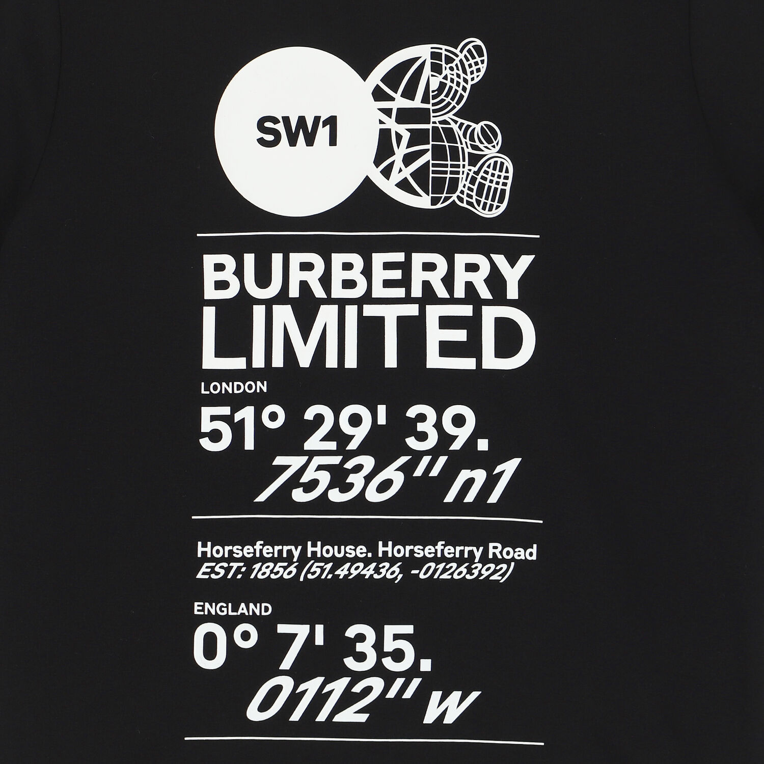 Boys Black Logo Cotton T-Shirt, 3, hi-res