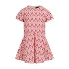 Girls Pink Zig Zag Dress, 1, hi-res