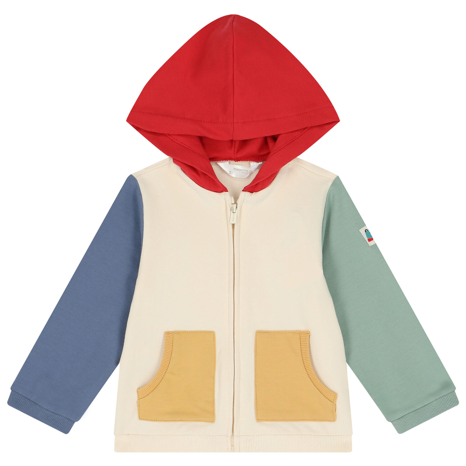 Baby Boys Ivory Tracksuit, 1, hi-res
