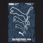 Boys Black Logo T-Shirt, 1, hi-res