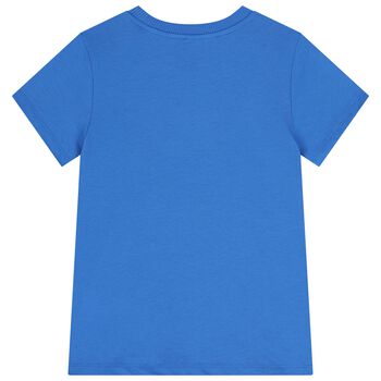 Blue Teddy Bear Logo T-Shirt
