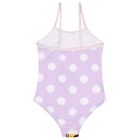 Girls Purple Minnie Mouse & Daisy Disney Swimsuit, 1, hi-res
