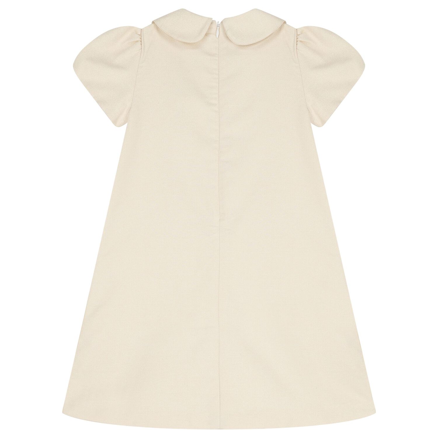 Girls Gold Embellished Gold Dress , 1, hi-res