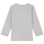 Boys Grey Logo T-Shirt, 1, hi-res