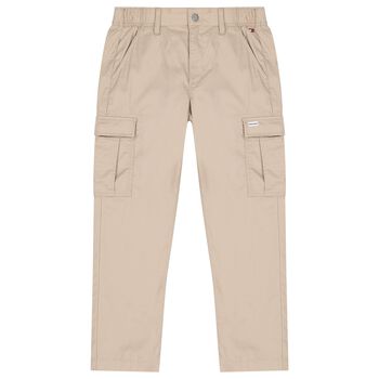 Boys Beige Trousers