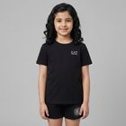 Girls Black Logo Shorts, 1, hi-res