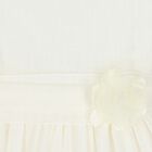 Girls Ivory Floral Lace Dress, 1, hi-res