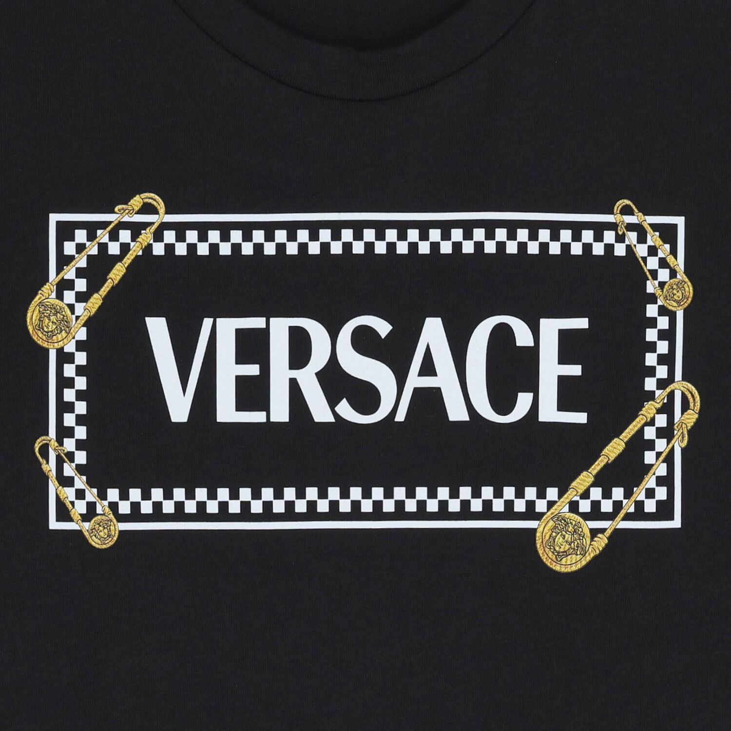 Boys Black Logo T-Shirt, 1, hi-res