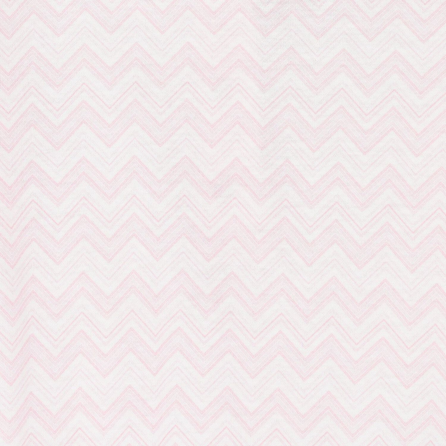 Baby Girls Pink Zig Zag Logo Babygrow Gift Set, 1, hi-res