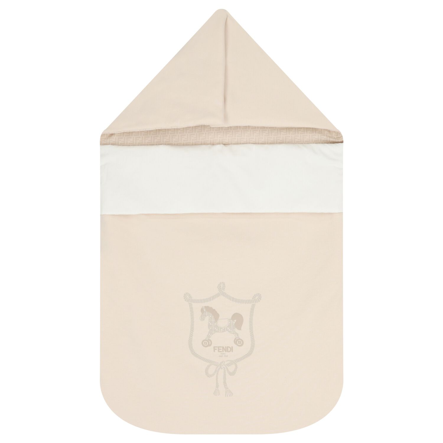 Beige Logo Baby Nest, 3, hi-res