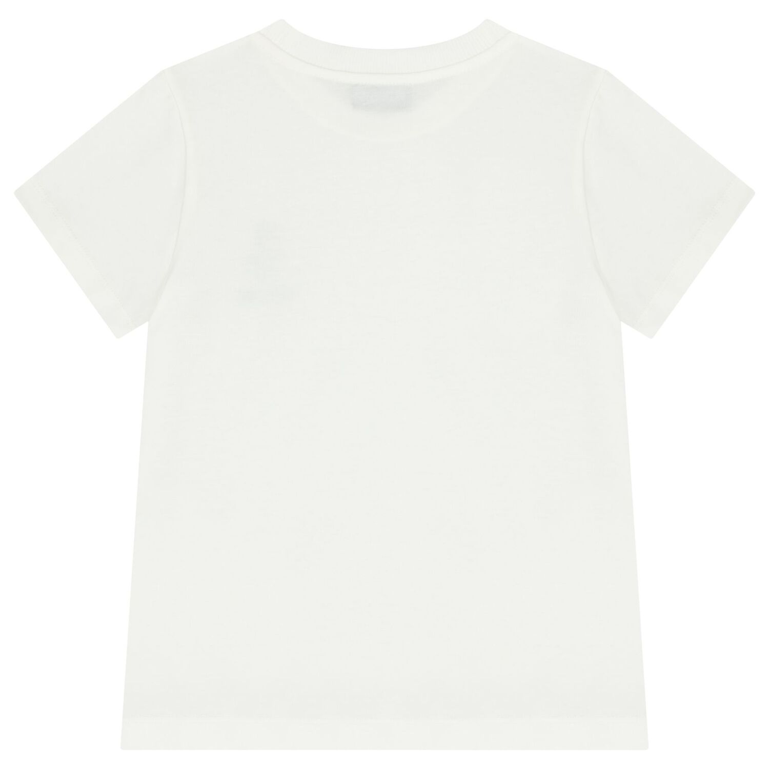 White Teddy Bear Logo T-Shirt, 1, hi-res