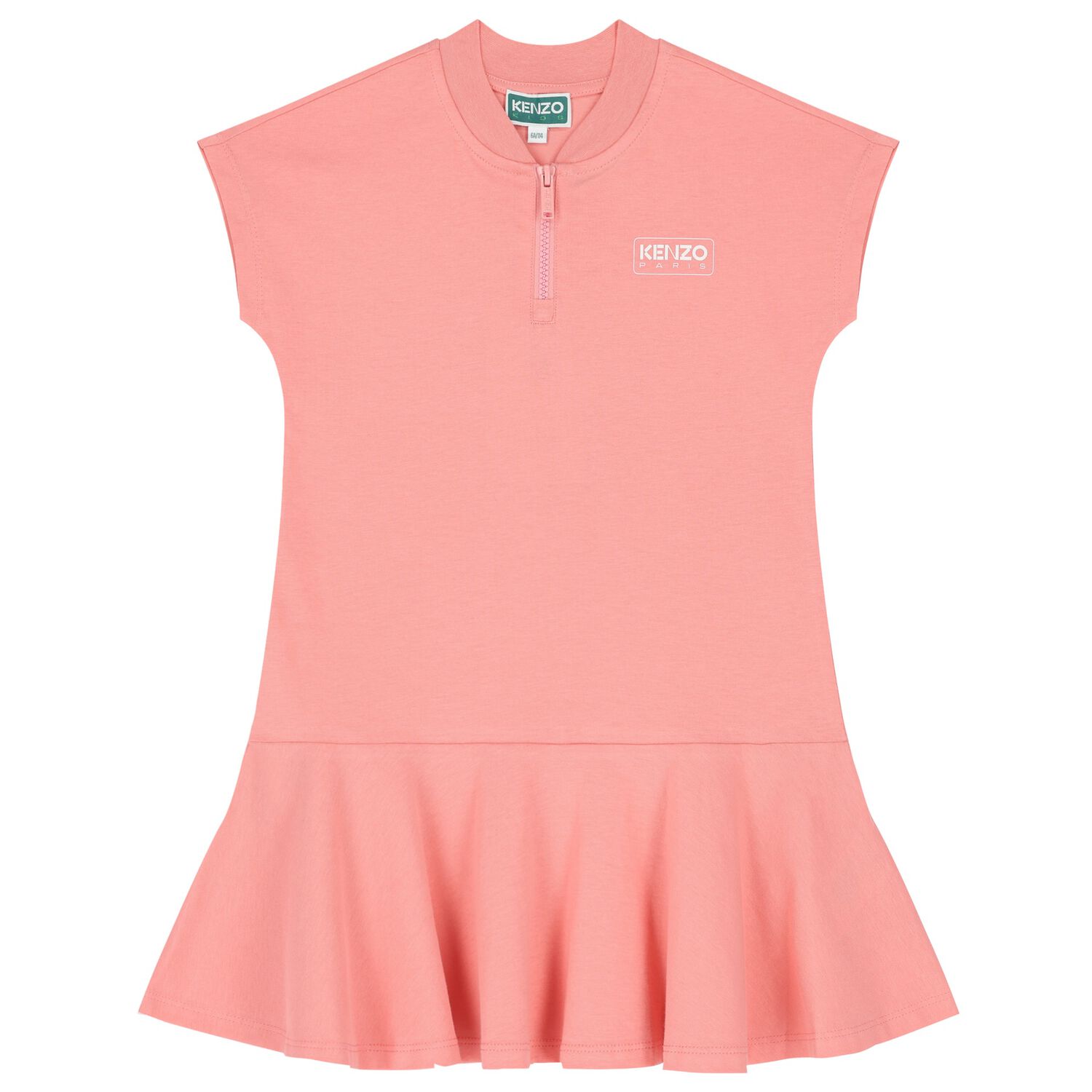 Girls Pink Logo Dress, 1, hi-res