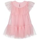 Girls Pink Tulle Watermelon Dress, 1, hi-res