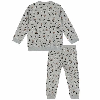 Grey Teddy Logo Tracksuit