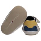 Baby Boys White & Beige Pre Walker Shoes, 1, hi-res