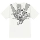 Boys Ivory Logo Marvel T-Shirt, 1, hi-res