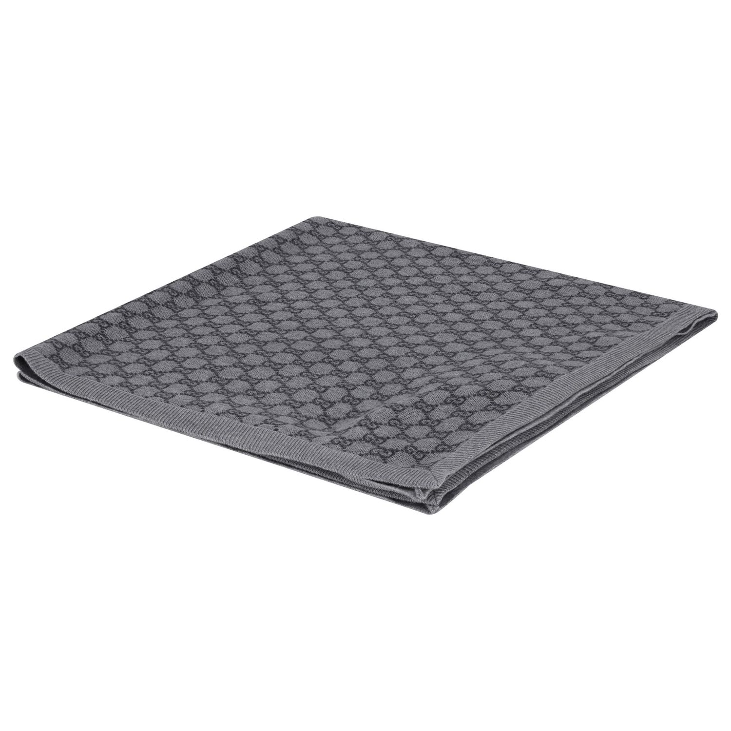 Grey GG Logo Baby Blanket, 3, hi-res