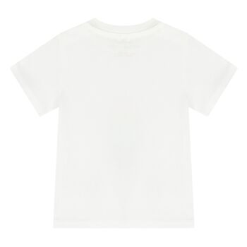 Younger Girls Ivory Logo T-Shirt