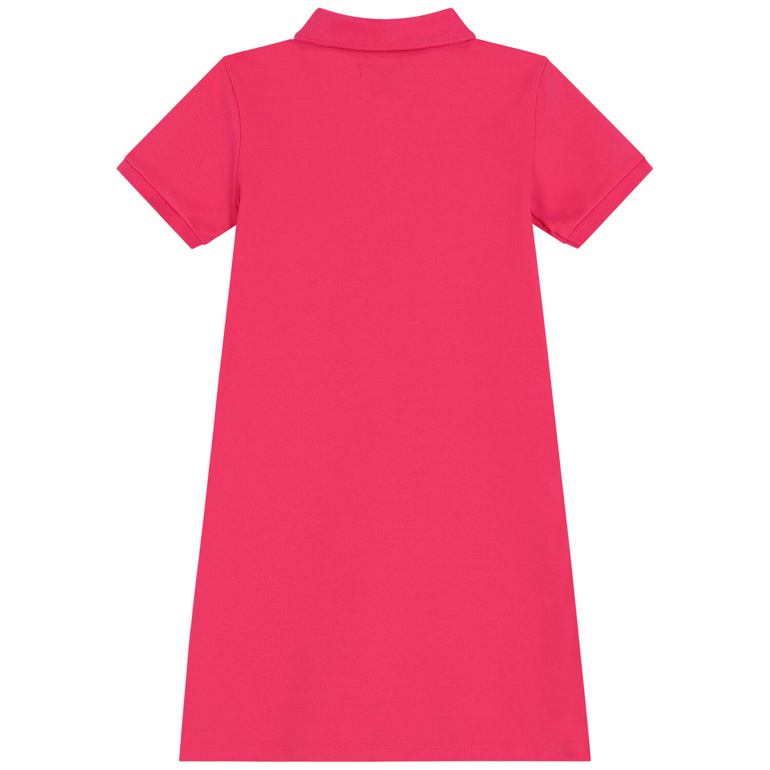 Girls Pink Logo Polo Dress, 2, hi-res