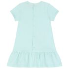 Younger Girls Aqua Logo Bag Dress, 2, hi-res