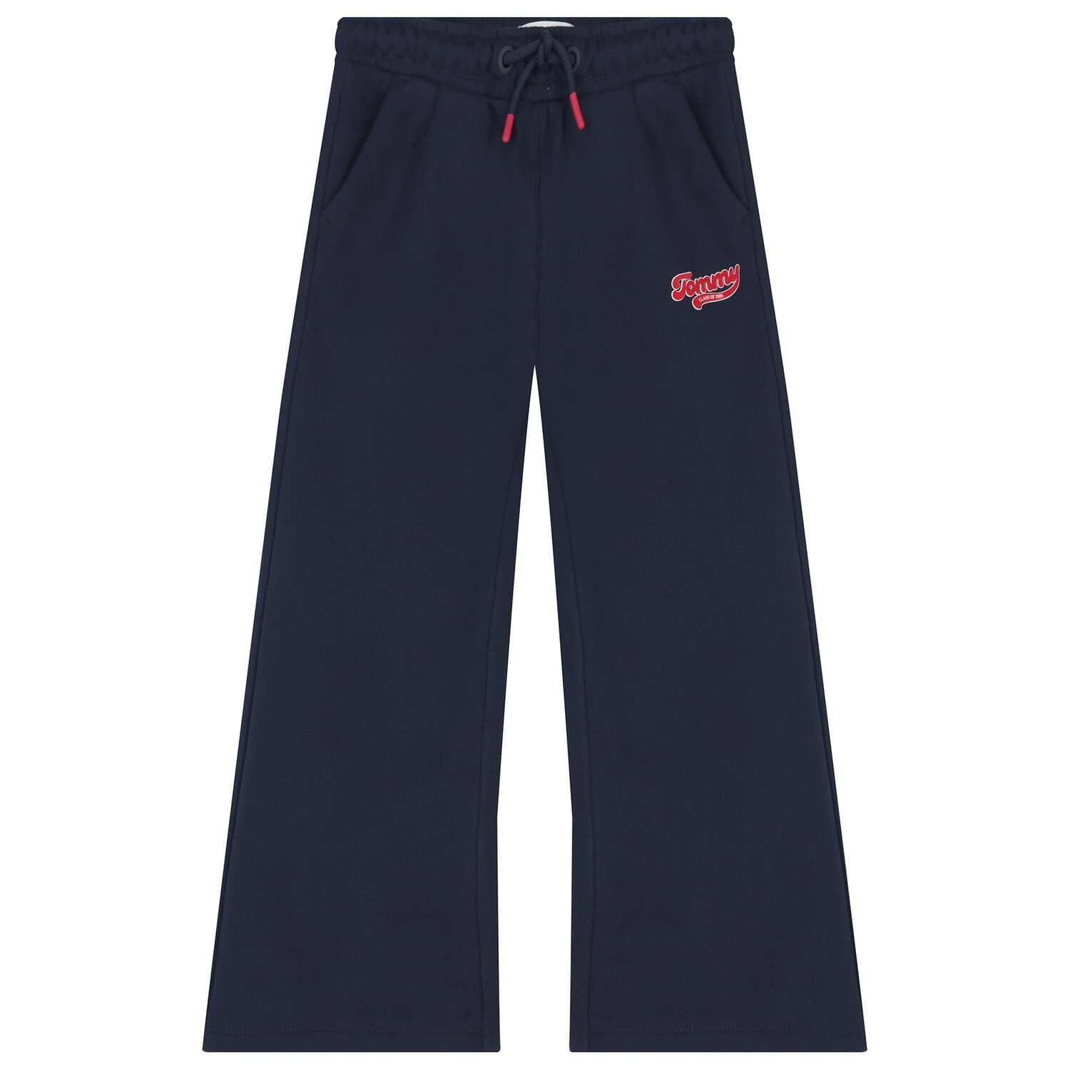 Girls Navy Blue Logo Joggers, 1, hi-res