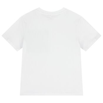 Boys White Logo T-Shirt