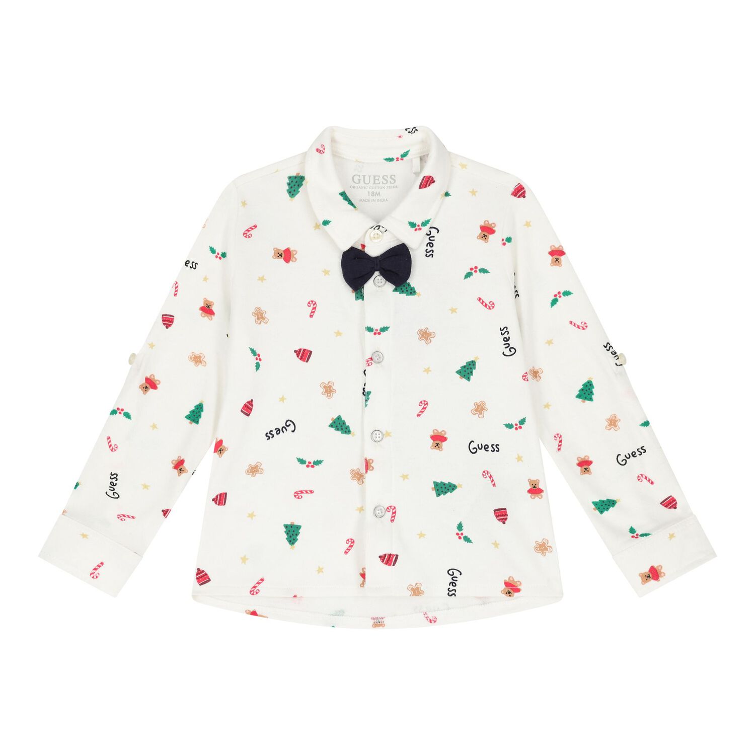 Baby Boys Ivory & Red Festive Trousers Set, 1, hi-res image number null