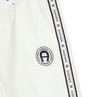 Boys Navy Logo Shorts, 3, hi-res