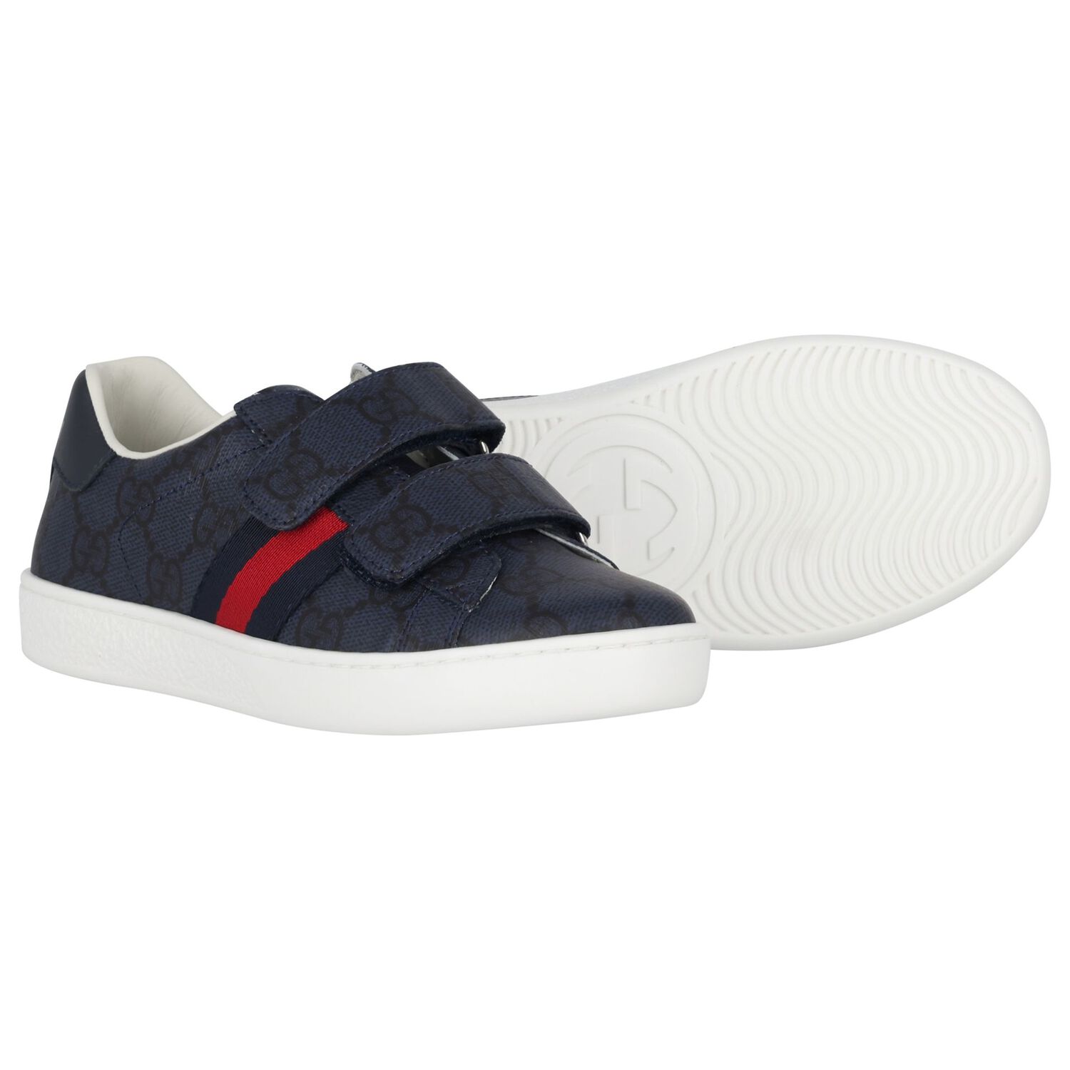 Navy Blue Ace GG Supreme Trainers, 1, hi-res