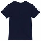 Boys Navy Logo T-Shirt, 2, hi-res