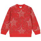 Girls Red Star Logo Sweatshirt, 1, hi-res