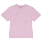 Girls Purple Logo T-Shirt, 2, hi-res