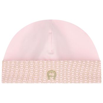 Baby Girls Pink Logo Hat
